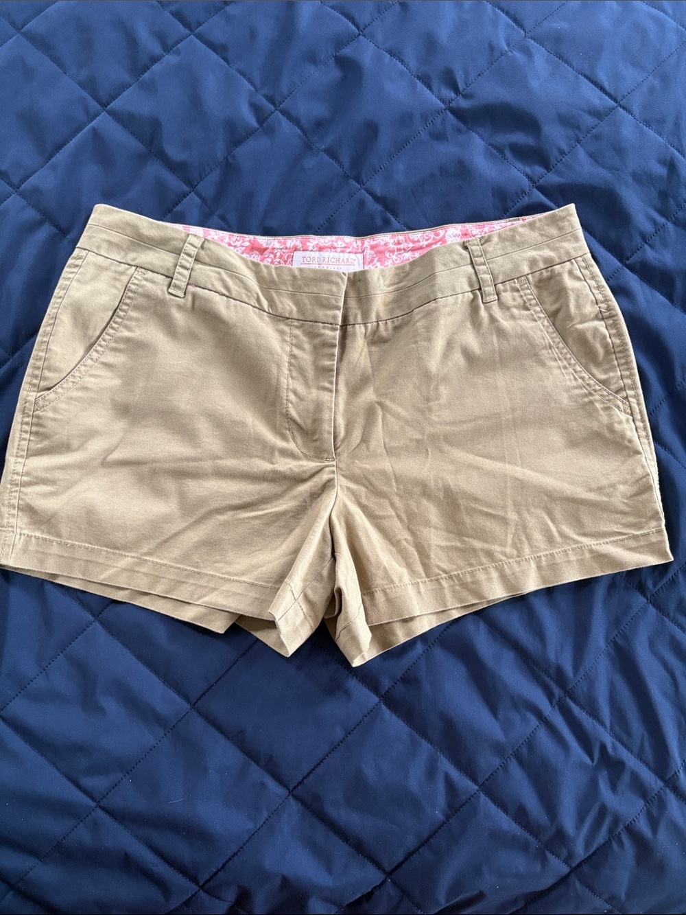 Tori Richard Khaki Green  Women’s Chino Shorts - Classic Fit